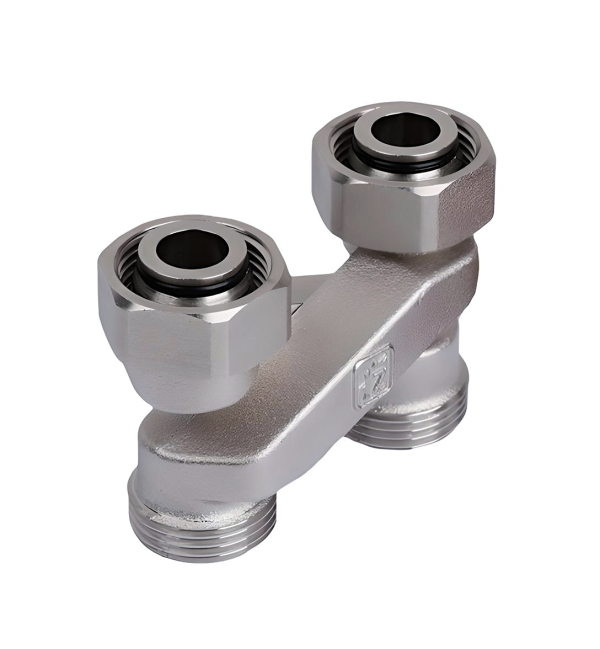 Узел подключения радиатора перекрестие Х-образное ;3/4"х3/4"EK   50/5