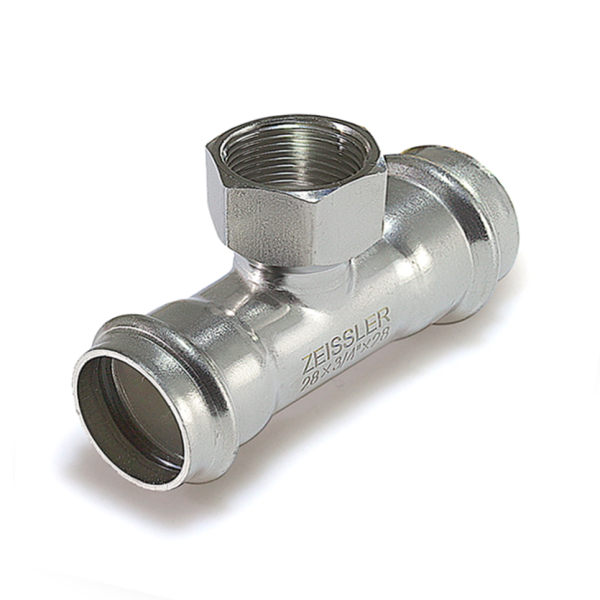 Пресс-тройник 42mm*1 с внутренней резьбой из нержавеющей стали